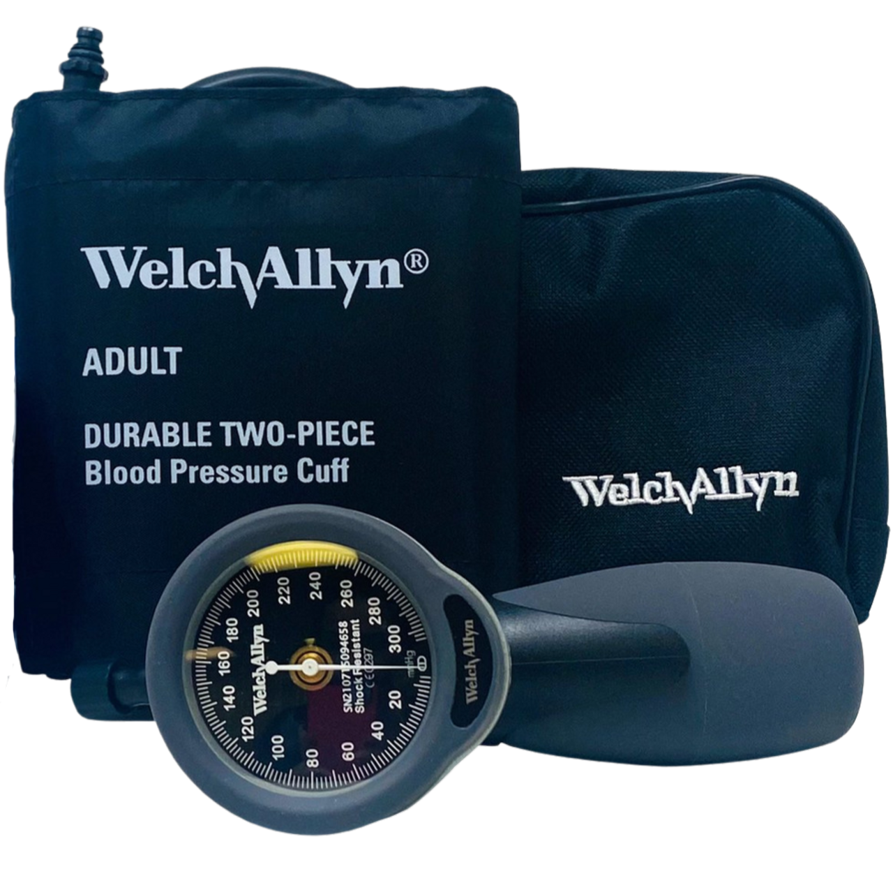Aneroid, DS66 Trigger, Two-Piece Adult Cuff, Bladder and Nylon Zipper Case (US Only)