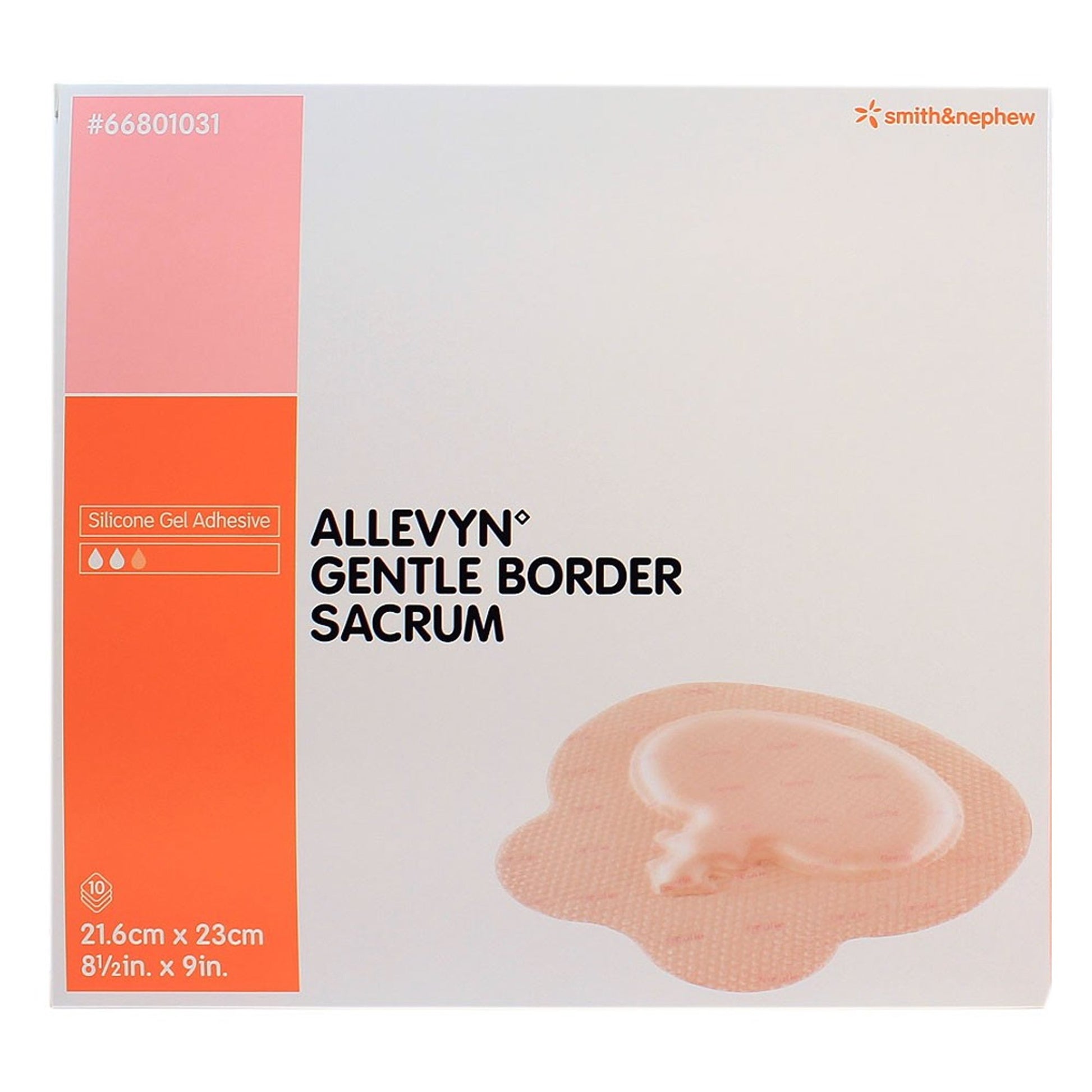 Adhesive Dressing, Sacrum, 8_" x 9", 10/bx, 6 bx/cs (US Only)