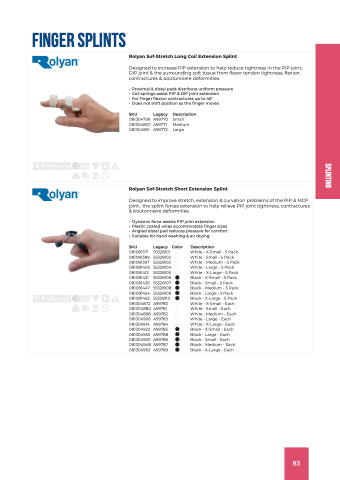 Rolyan Sof-Stretch Short Extension Splint, Large (US Only)