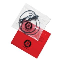 Bag, Scope, Zip 24 x 20, Zip Closure, 4ml, Clear, Print, 200/cs