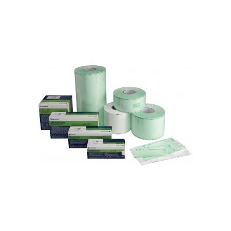 Sterilization Pouch, Heat Seal Paper, 2_ " x 11_ ", 75mm x 300mm, Flat Pack, STEAM/EO, 250/bx, 8 bx/cs (US Only)