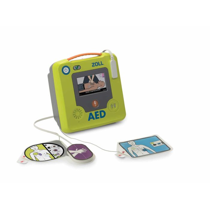 ZOLL AED 3 Fully Automatic Package, w/ Uni-Padz, Battery (DROP SHIP ONLY) (Item is considered HAZMAT and cannot ship via Air or to AK, GU, HI, MP, PR, VI) (Inventory available while supplies last, then item will be DROP SHIP ONLY)
