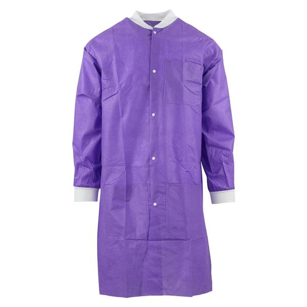 High Performance Lab Coat, Plum Purple, Small, 12/bg (Not Available for sale into Canada)