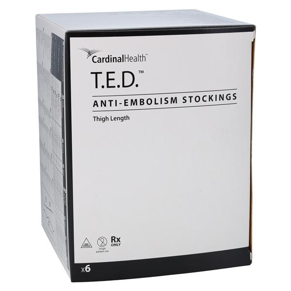 Thigh Length Anti-Embolism Stocking, XX-Large, Regular Length, Latex Free (LF), 6 pr/ctn (Continental US Only)