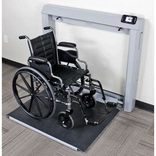 Wheelchair Scale, Digital, Wall Mount, Fold Down Platform, 1000 lb x  0.2 lb (DROP SHIP ONLY)