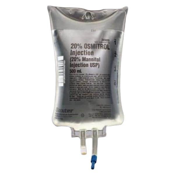 Osmitrol Injection, 20% (20% Mannitol Injection, USP), 500 ml, Viaflex Plastic Container, 24/cs (Rx) (Continental US Only) (Product Access Restricted. Check with your sales rep to verify eligibility)