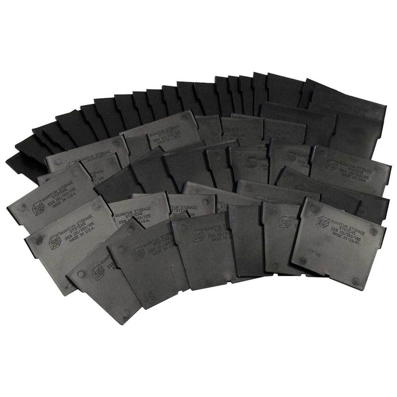 Shelf Bin Divider, 3"H x 11 1/8"W, Black, 50/ctn (DROP SHIP ONLY)