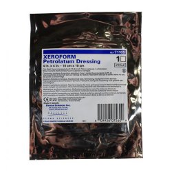 Petrolatum Gauze Dressing,  4" x 4", 25/bx, 6 bx/cs (71165)