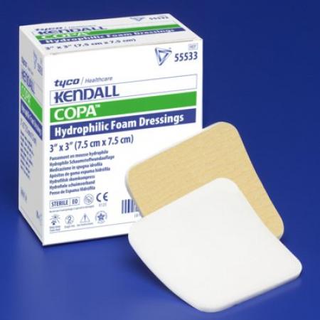 Foam Wound Dressing, 4" x 4", 10/bx, 5 bx/cs (Continental US Only)
