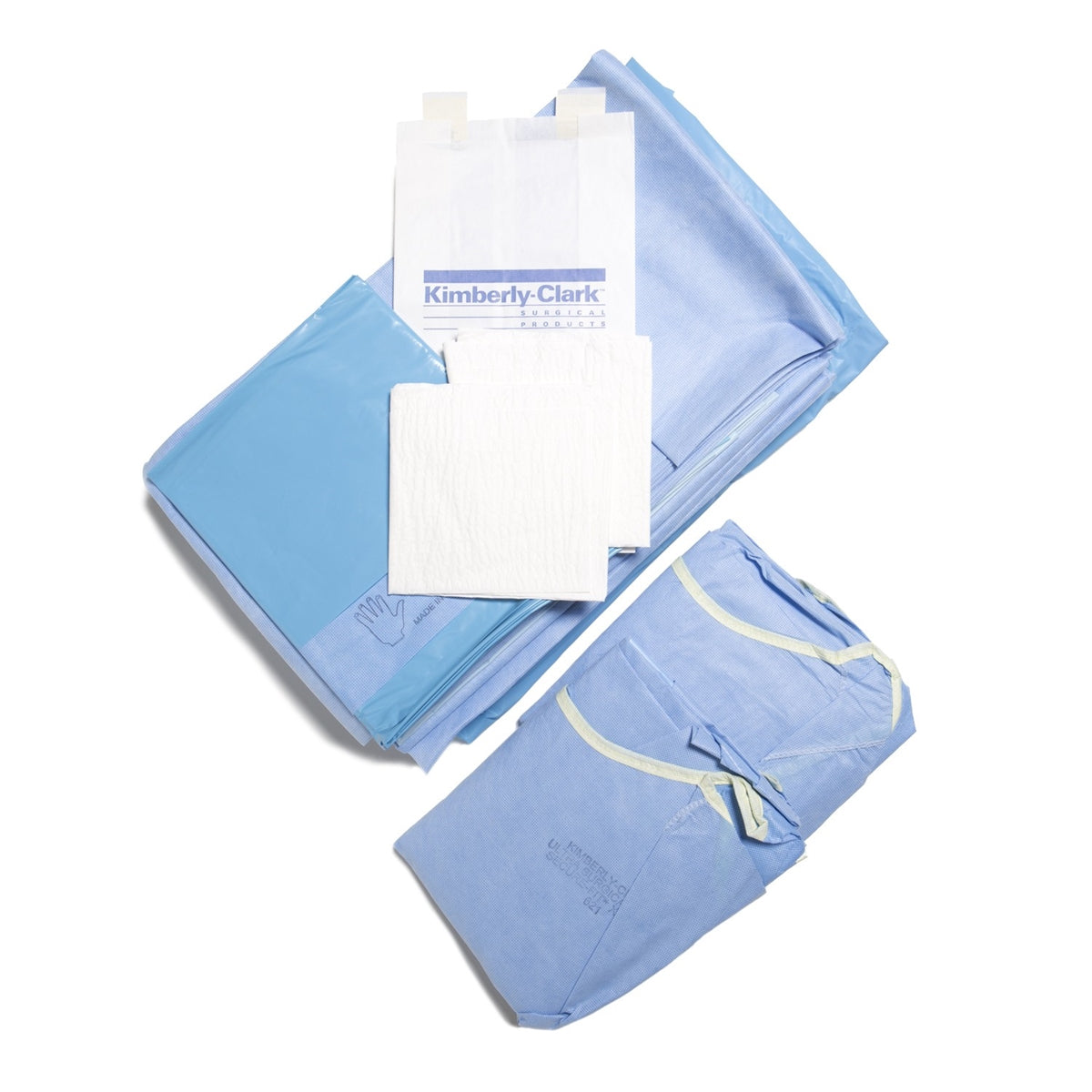 Ortho Pack II, Upper Extremity, Includes: Large Drape, 60" x 76", Impervious Split Drape, 60" x 70", Upper Extremity Drape, 76" x 120", X-Large ULTRA Surgical Gown, Zone-Reinforced Back Table Cover, 44" x 90", Reinforced Mayo Stand Cover, 23" x 54", Suture Bag, 5/cs (US Only)