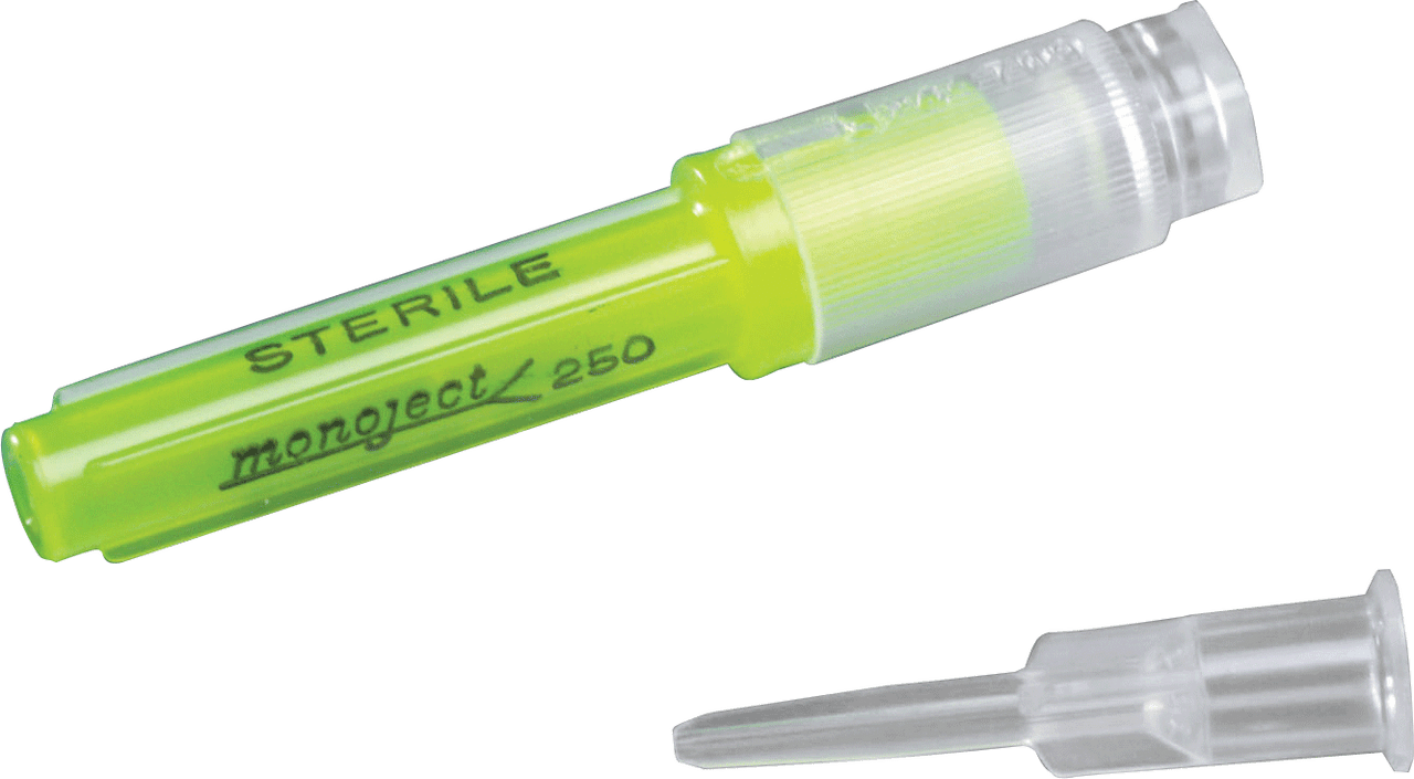 Monoject Safety I.V. Access Blunt Tip Cannula, Rigid Pack, 15G x 0.5", 100/bx, 10 bx/cs (Continental US Only)