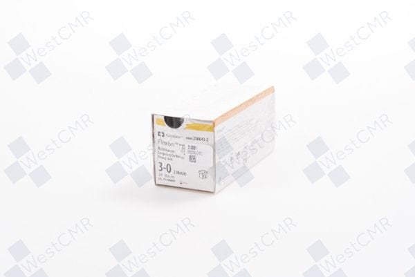 Suture, Taper Point, Size 3-0, Clear, 24", Needle SC-6, Straight & Needle CV-23, _ Circle, 1 dz/bx (Continental US Only)