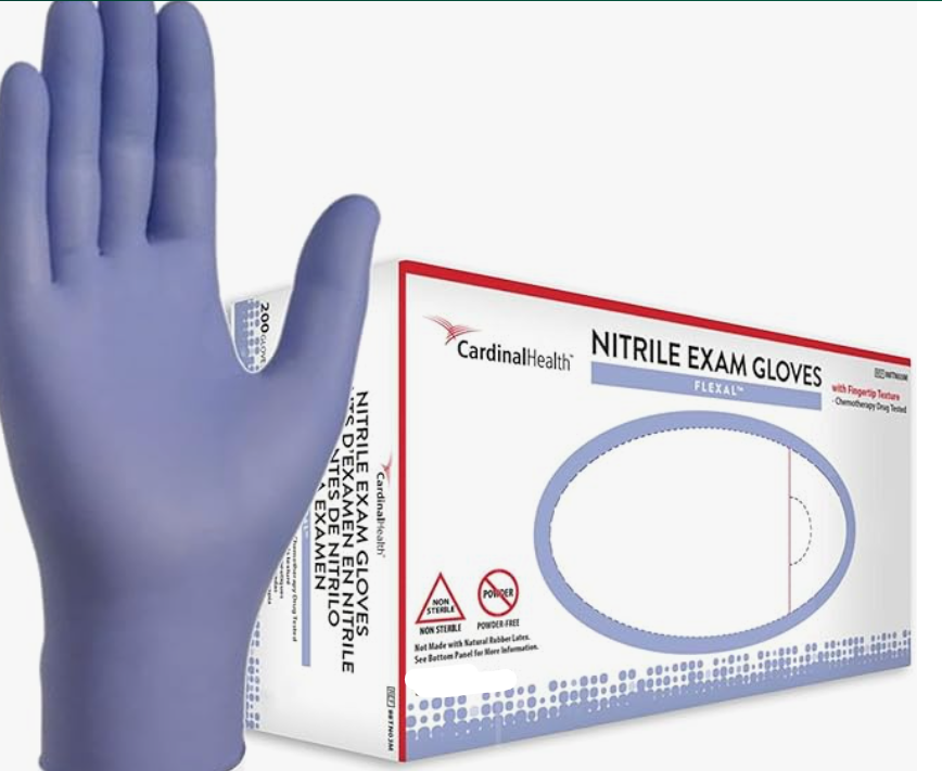Flexal Touch Exam Gloves, Nitrile, Small, Blue, Non-Sterile, 100/bx, 10 bx/cs (Continental US Only)