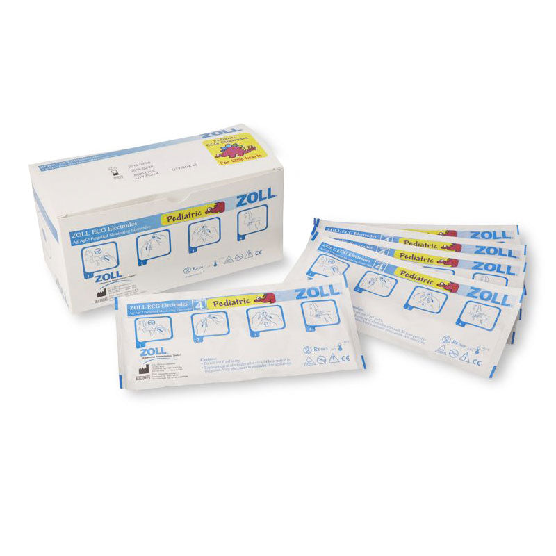 Electrodes, Zoll, ECG, Round, Pediatric, 480/cs