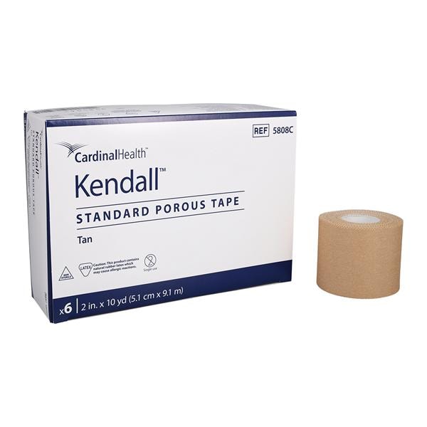 Standard Porous Tape, Tan, 2", 6/bx, 12 bx/cs (Continental US Only)