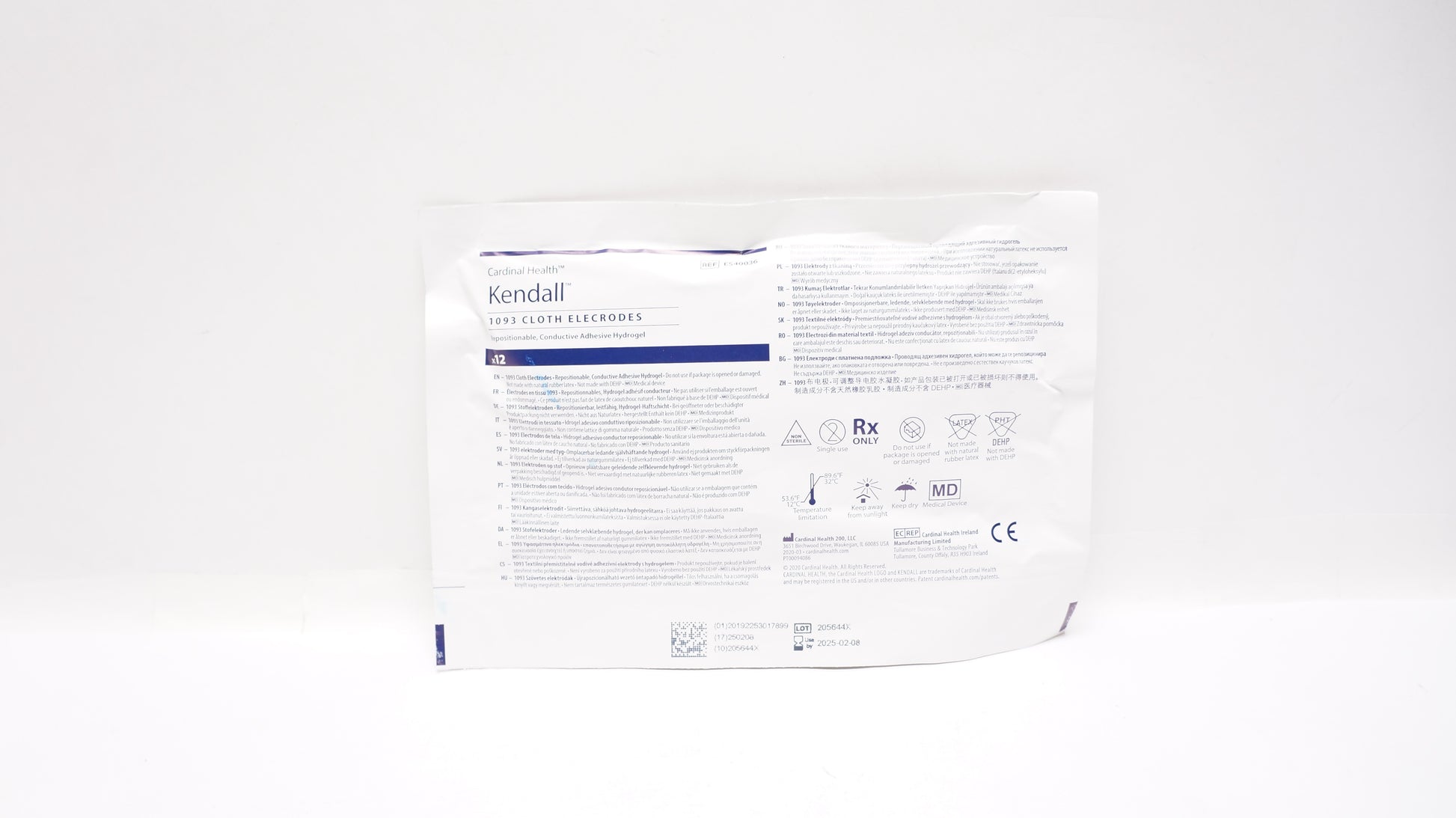 Electrode, ECG, Wet Gel, Hydro Snap, 300/cs
