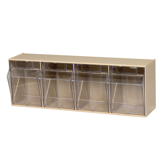 Tip Out Bin, 6 5/8" x 23 5/8" x 7 1/2", Ivory