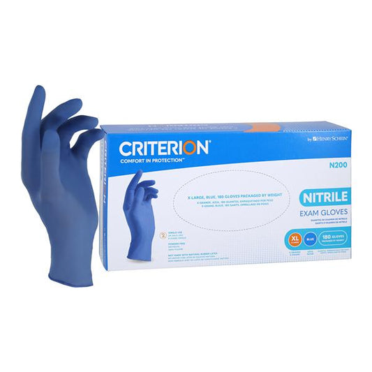Exam Glove,  X-Large, Powder Free (PF), Beaded Cuff, 225/bx, 10 bx/cs (50 cs/plt)