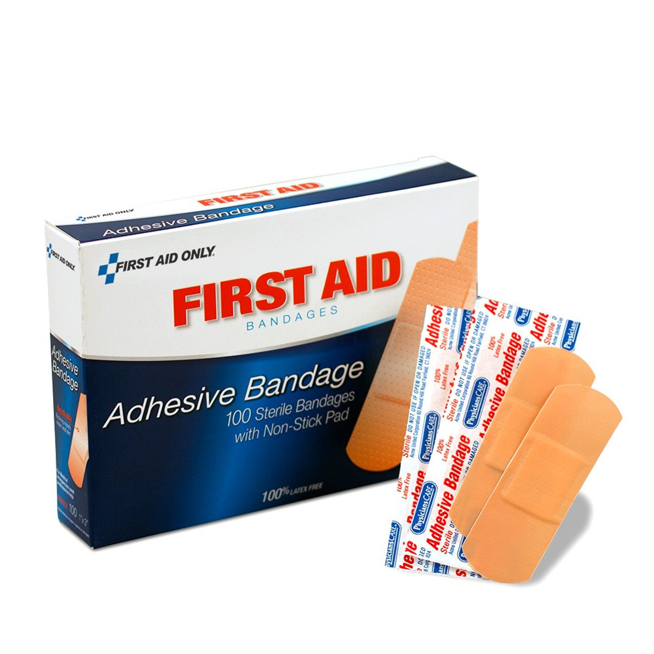 Fabric Bandages, 1"x3", 16/bx (10 Count) (DROP SHIP ONLY - $150 Minimum Order)