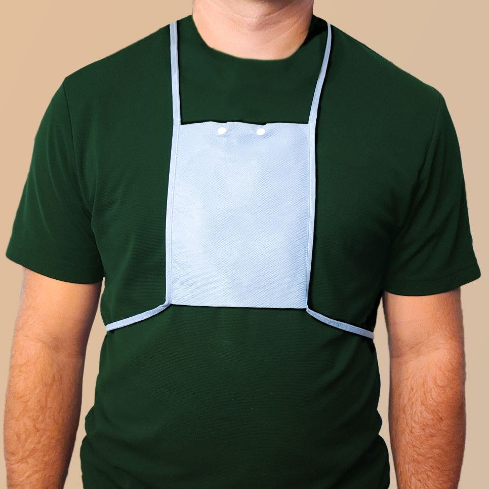 Telemetry Pouch, 6"x7", Blue, Nonwoven, 100/cs