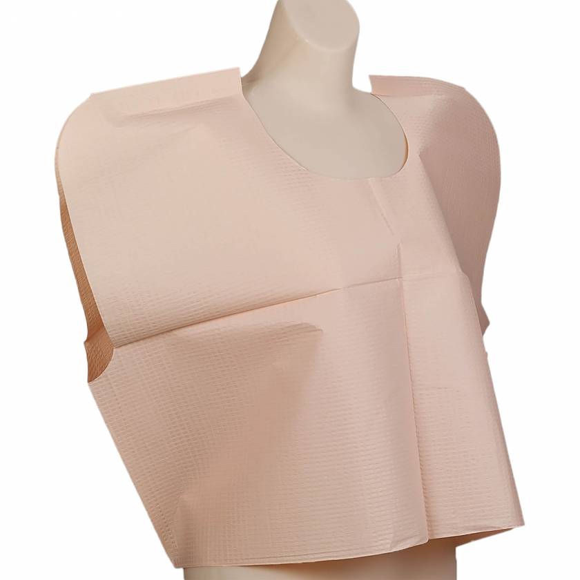 Exam Cape, 30" x 21", Peach, T/P/T, 100/cs
