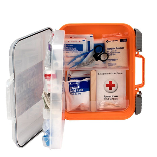 50 Person First Aid Kit, ANSI A+, Plastic Clear Front, 6/cs (DROP SHIP ONLY - $150 Minimum Order)