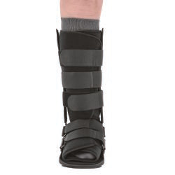 Walking Boot, Standard, Tall, Large, Fixed, Black
