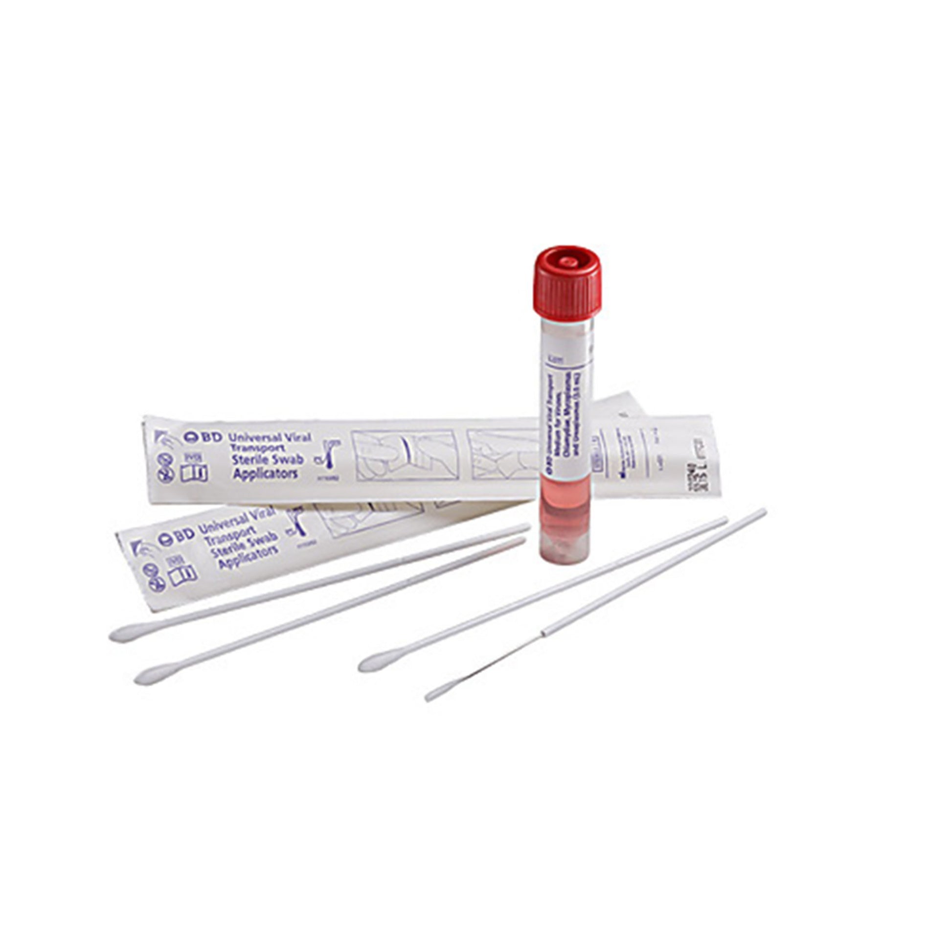 Universal Viral Transport Kit Includes: 3mL Vial with Minitip Flocked Swab, 50/pk (Temp Sensitive; Short-Dated, Minimum Expiry Lead is 60 days; Non-returnable; Non-refundable) (Continental US Only) (Drop Ship Requires Pre-Approval)