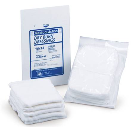 Burn Dressing, 18" x 18", 4-Ply, 200/cs