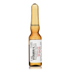 Vitamin K1 Injection (Phytonadione Injection Emulsion, USP), 10 mg/ml, 1 ml Glass Ampul, 25/bx (Rx) (Item is Non-Returnable) (We must have your Wholesale Drug License on File before shipping this product) (US Only, Excluding IN and ND)