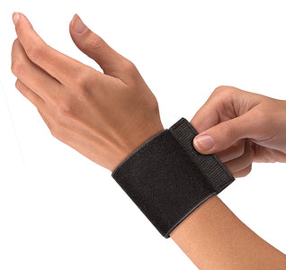 Elastic Wrist Support w/ Loop, Black, One Size Fits Most