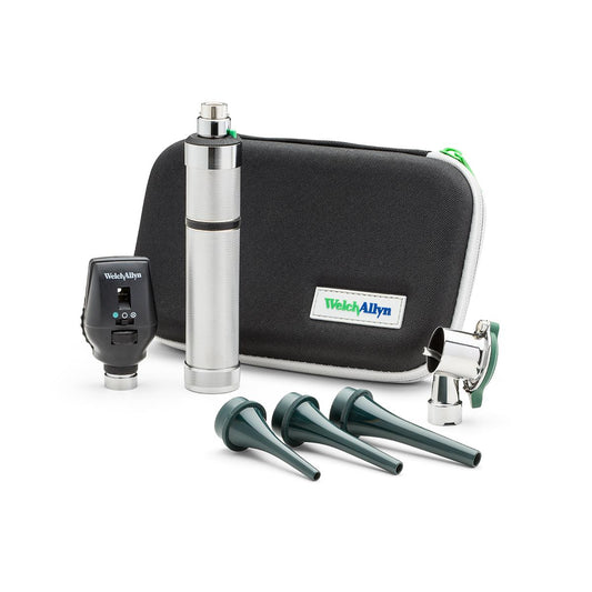 3.5V Veterinary Diagnostic Set, Includes: Standard Ophthalmoscope (#11710), VETERINARY Pneumatic Otoscope (#20260), Rechargeable 60-Minute Power Handle (#71000-A) and Hard Storage Case (#05968-M) (US Only)
