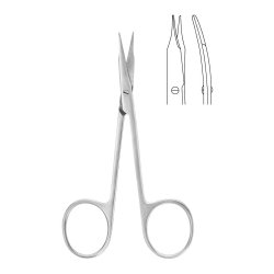 Scissors, Stevens Tenotomy, Curved, Razor Edge without Serrations, Black Handle, 5" (US Only) (Not Available For Sale into Canada)