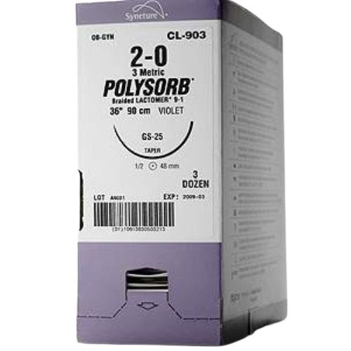 Suture, Premium Spatula, Size 7-0, Violet, 18", Needle SE-160-8, _ Circle, 1 dz/bx (Continental US Only)