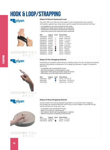 Rolyan R-Stretch Elasticized Loop, 5/8"x10 yds, Beige (US Only)
