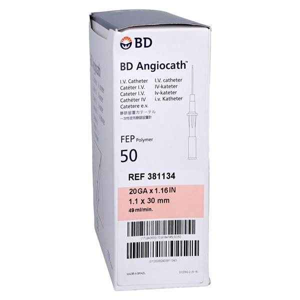 IV Catheter, 20G x 1.16", 50/bx, 4 bx/cs (Continental US Only) (Drop Ship Requires Pre-Approval)
