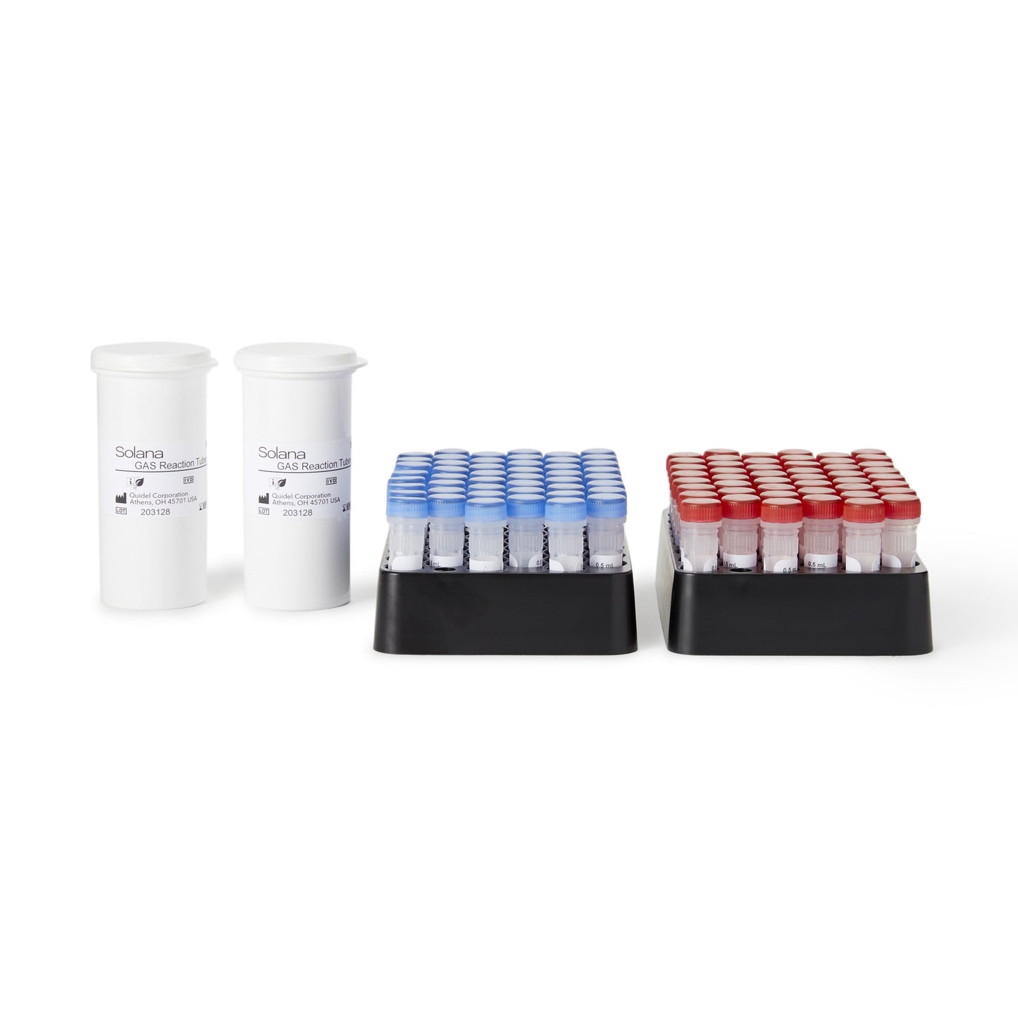 Solana Strep Complete Startup Kit, Includes: (1) Leased Solana Instrument, Strep Complete Assay Kit, Quidel Molecular A+G Strep Control Set, 95C Lysis Heat Block, Printer, Labels, Tray, (3) Racks & Stylus, 48 tests/kt (Distributor Agreement Required - See Manufacturer Details Page; Placement Agreement Required, reach out to Quidel rep) (US Only) (DROP SHIP ONLY)