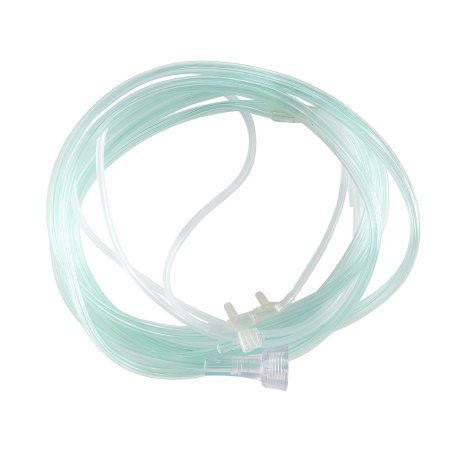 ETCO2 Nasal Cannula McKesson Adult Curved Prongs 7 Foot Tubing Low Flow Rate 25/cs (16-0503)