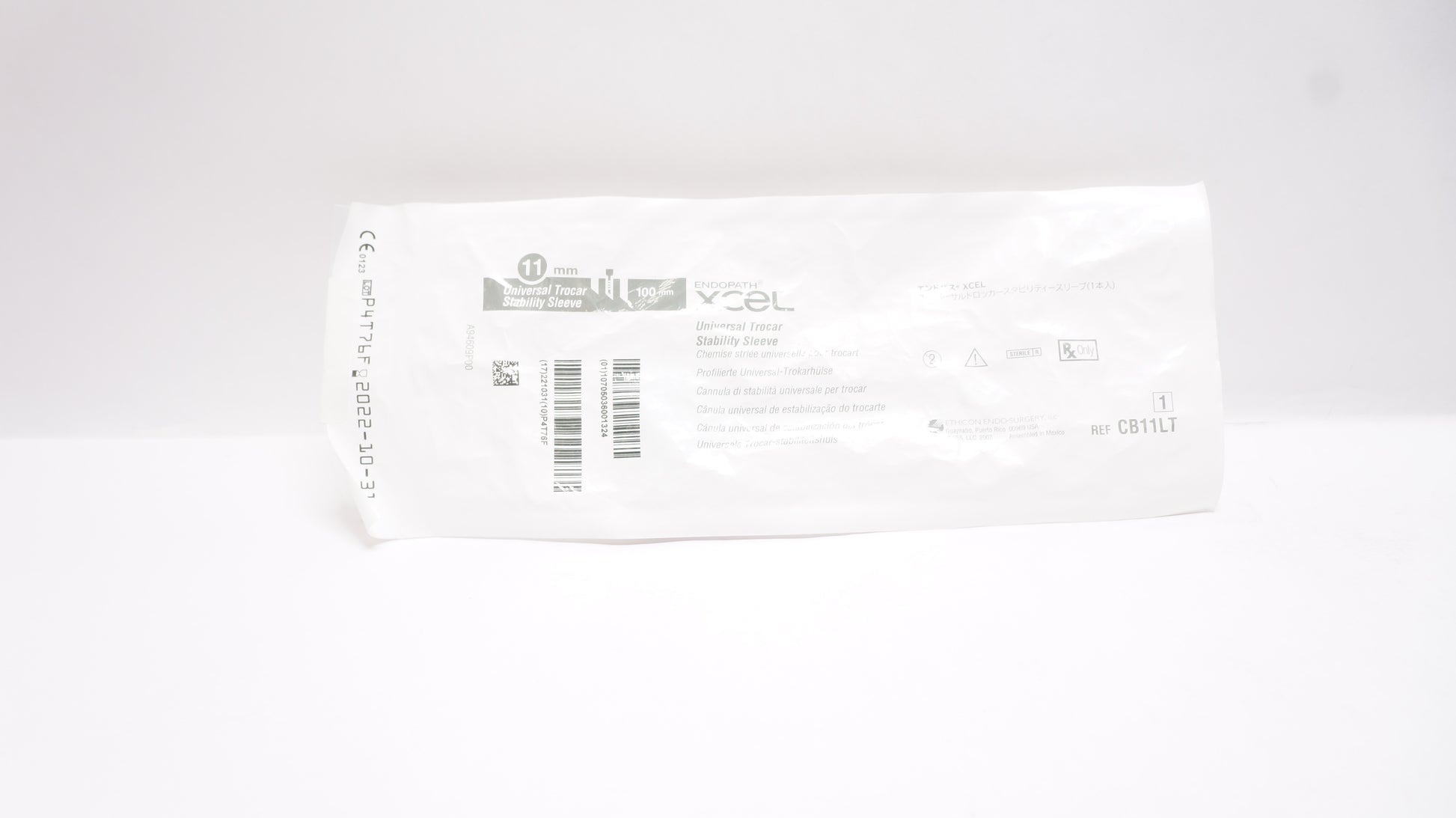 ENDOPATH XCEL Universal Sleeve, Stability Sleeve, 11mm, 100mm Length, 6/bx (Continental US Only)