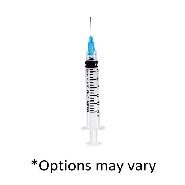 Hypodermic Syringe/Needle 25gx5/8" 3cc Conventional Low Dead Space 100/Bx (JD+03L2516)