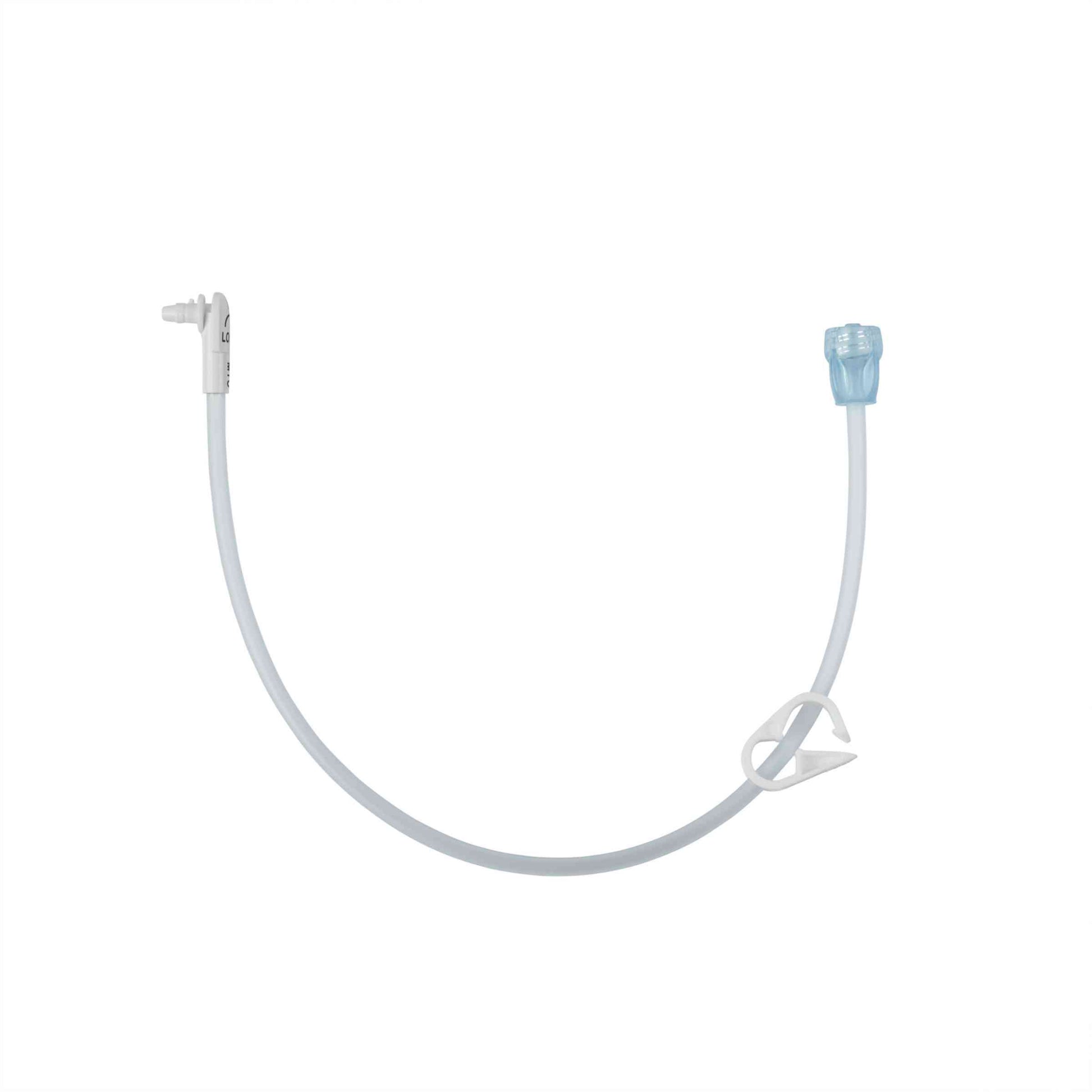 MIC-KEY Single Port, Feed Extension Set with Enfit Connector, Secur-Lok, Right Angle Connector, Bolus EnFit Connector, Clamp, 24" Tubing, 5/cs (US Only) (Authorized Distributor Sub-Agreement Required - See Manufacturer Details Page)