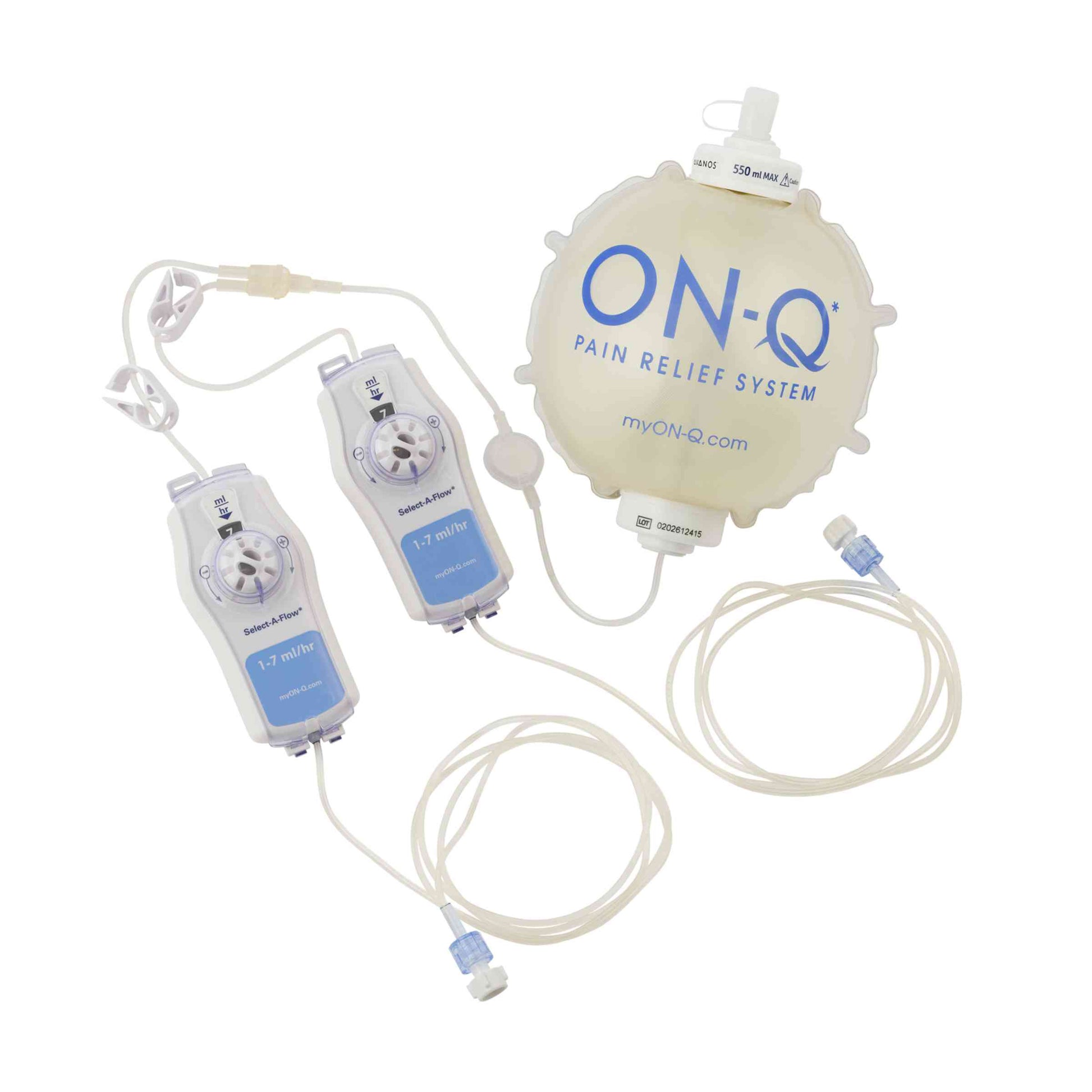 ON-Q Pump, C-Bloc, Dual Select-A-Flow, 600ml, 1-7ml/hr + 1-7ml/hr, 5/cs (US Only) (Authorized Distributor Sub-Agreement Required  - See Manufacturer Details Page)