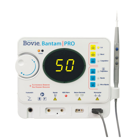 50 Watt Electrosurgical Generator, 4 Year Warranty on Unit (Item is on Manufacturer backorder with no ETA on availability)