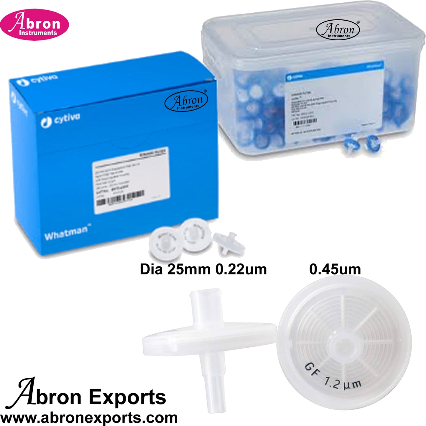 Acrodisc Syringe Filters with Versapor Membrane, 1.2m, 25mm, Modified Acrylic Housing, 300/pk