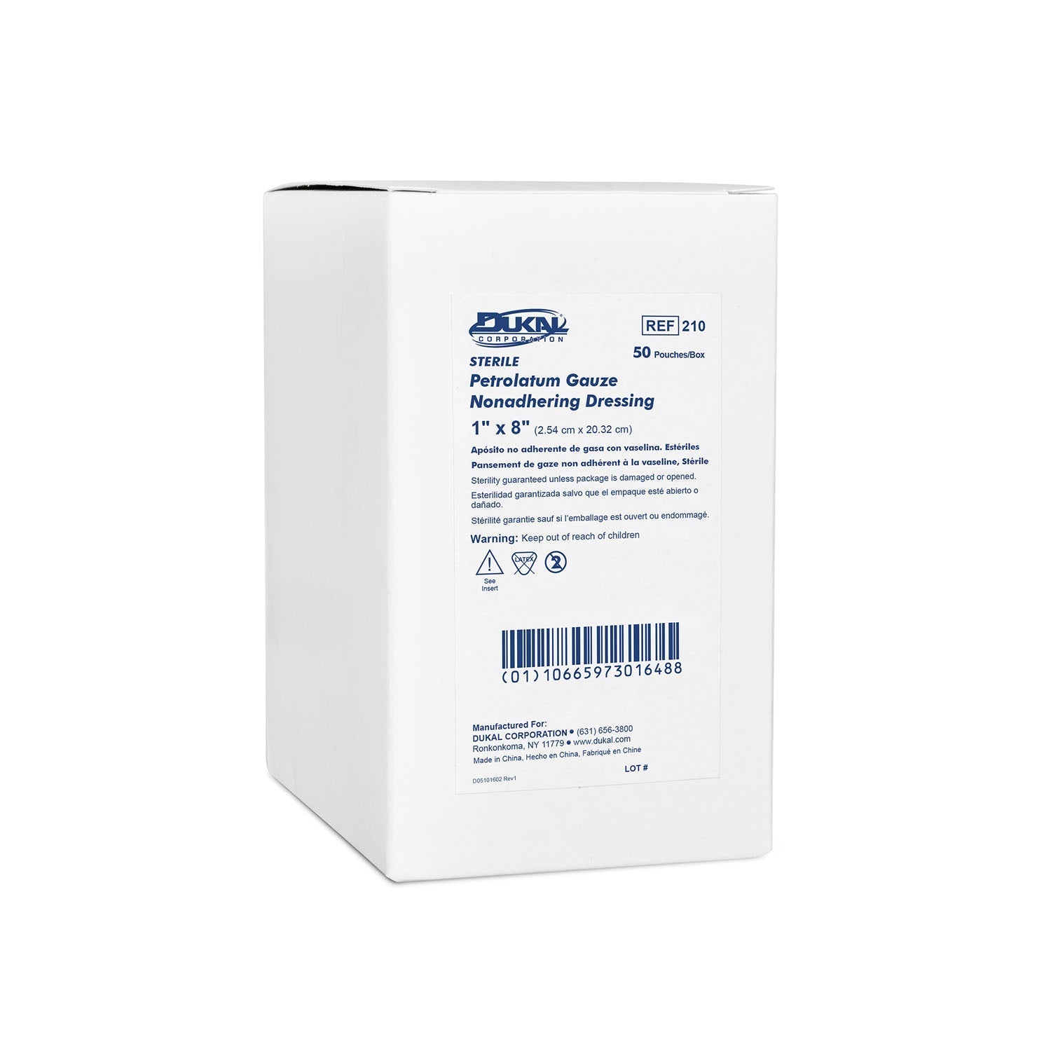 Petrolatum Gauze Dressing, _" x 72", Sterile, 1/pk, 12 pk/bx