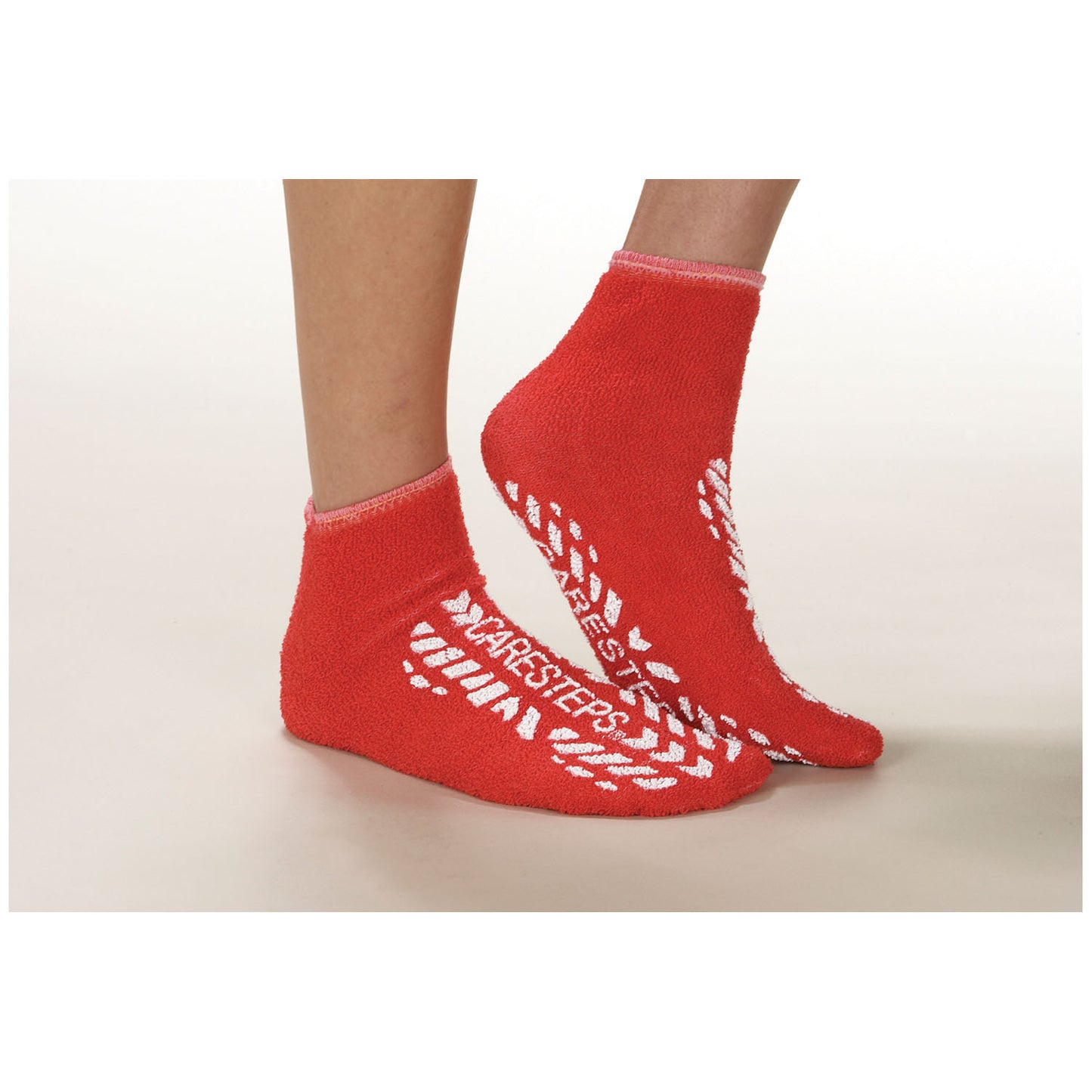 Footwear Slip-Resistant, Medium, Double Sided Print, Yellow, 4 dz/cs