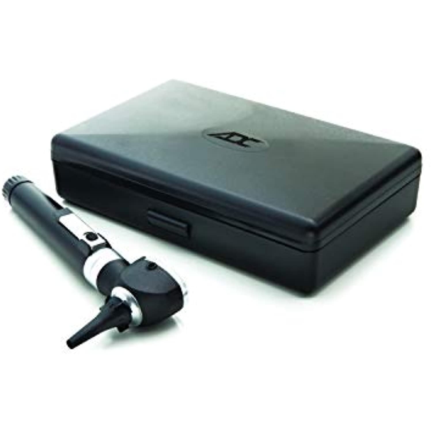 Pocket Otoscope 2.5v, LED, Hard, Black
