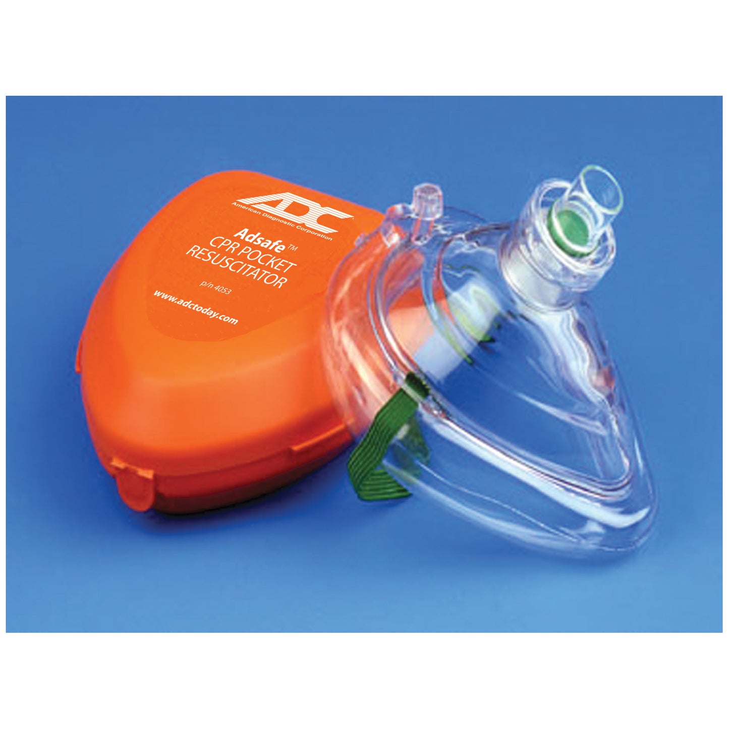 CPR Valve Mask Resuscitator In Case, Orange (US Only)