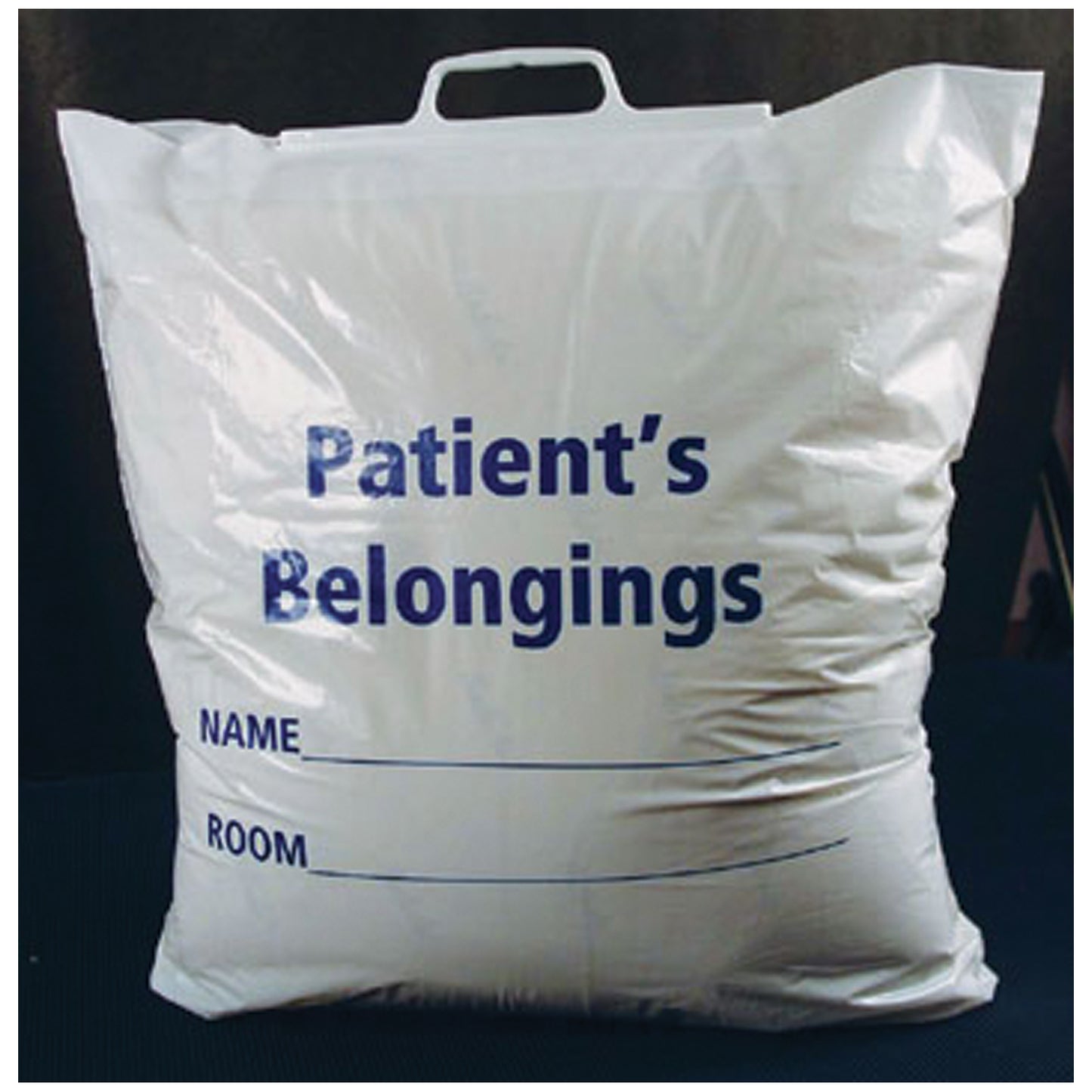 Patient Belonging Bag, Plastic Rigid Handle, 250/cs
