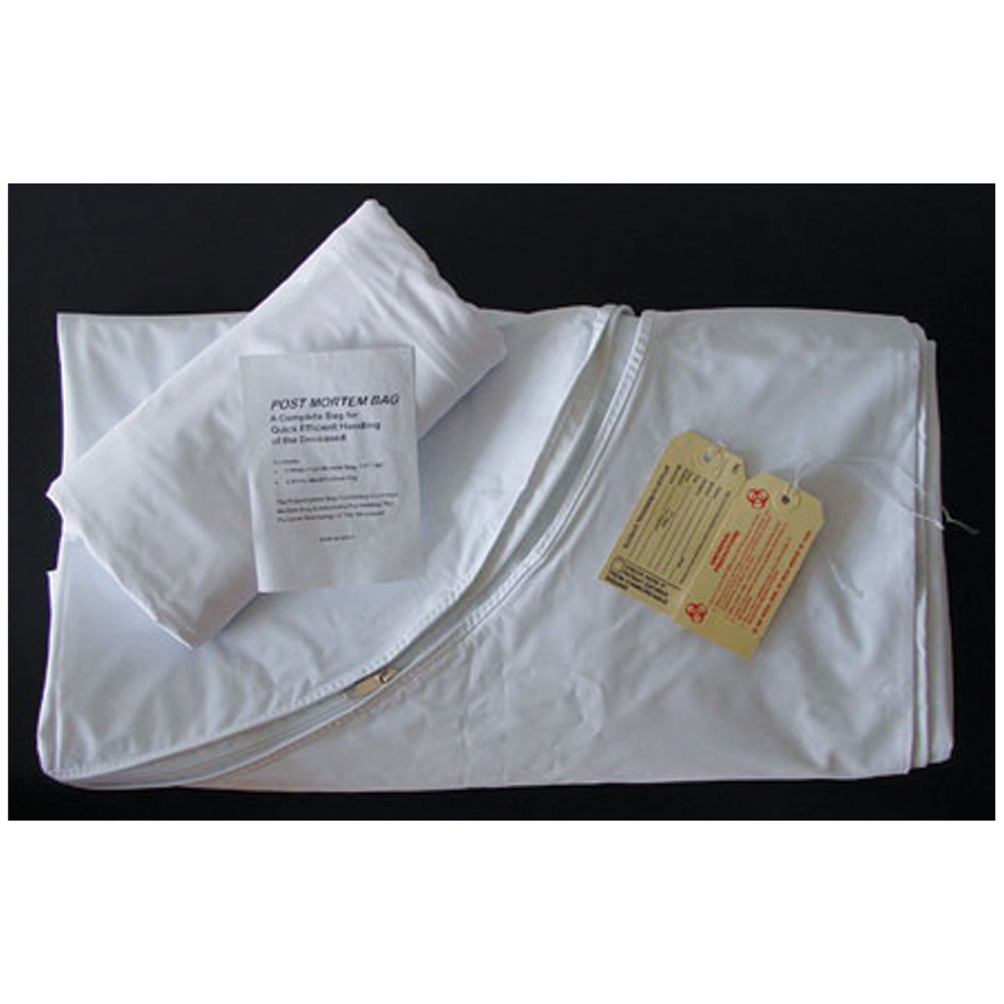 Post Mortem Bag, Curved Zipper, Adult, 3 Tags, 36" x 90", 10/cs